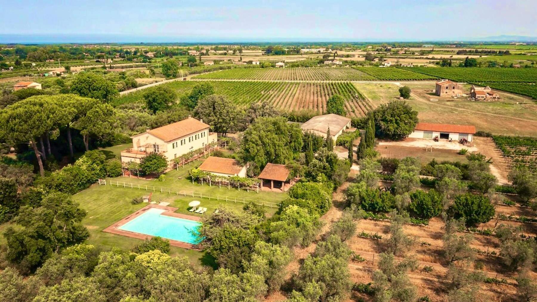 Bb Villa Bolgheri Mare Donoratico Exterior photo